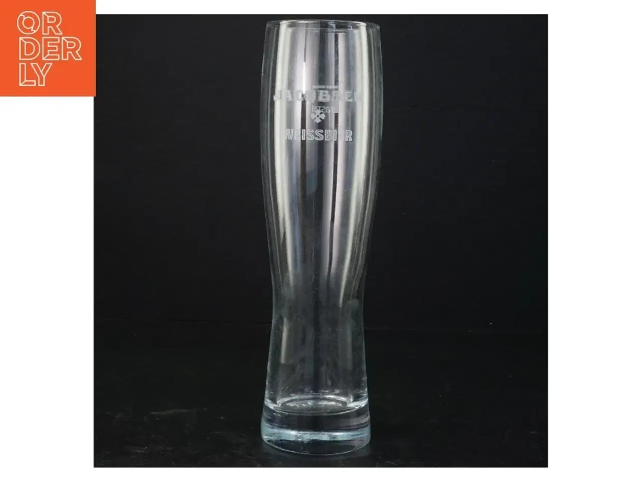 Billede 1 - Ølglas (str. 25 x 7 cm)