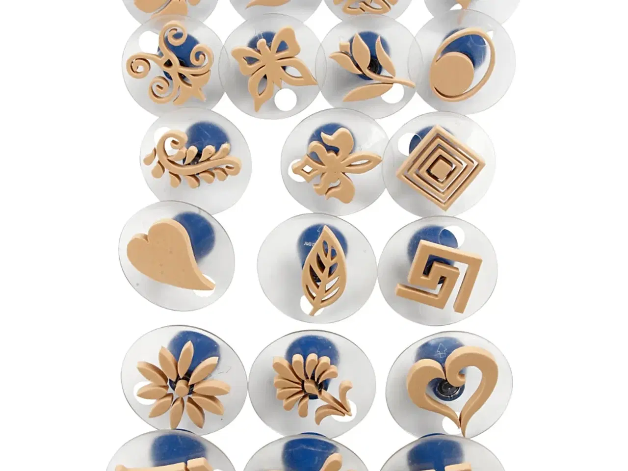 Billede 1 - Skumstempler med Håndtag - 20 stk. til Kreative Projekter