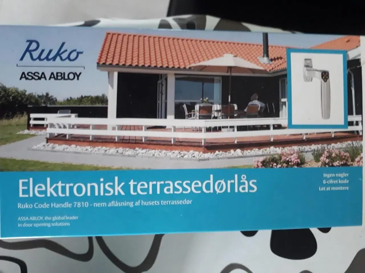 Billede 2 - Ruko terrassehåndtag med kode