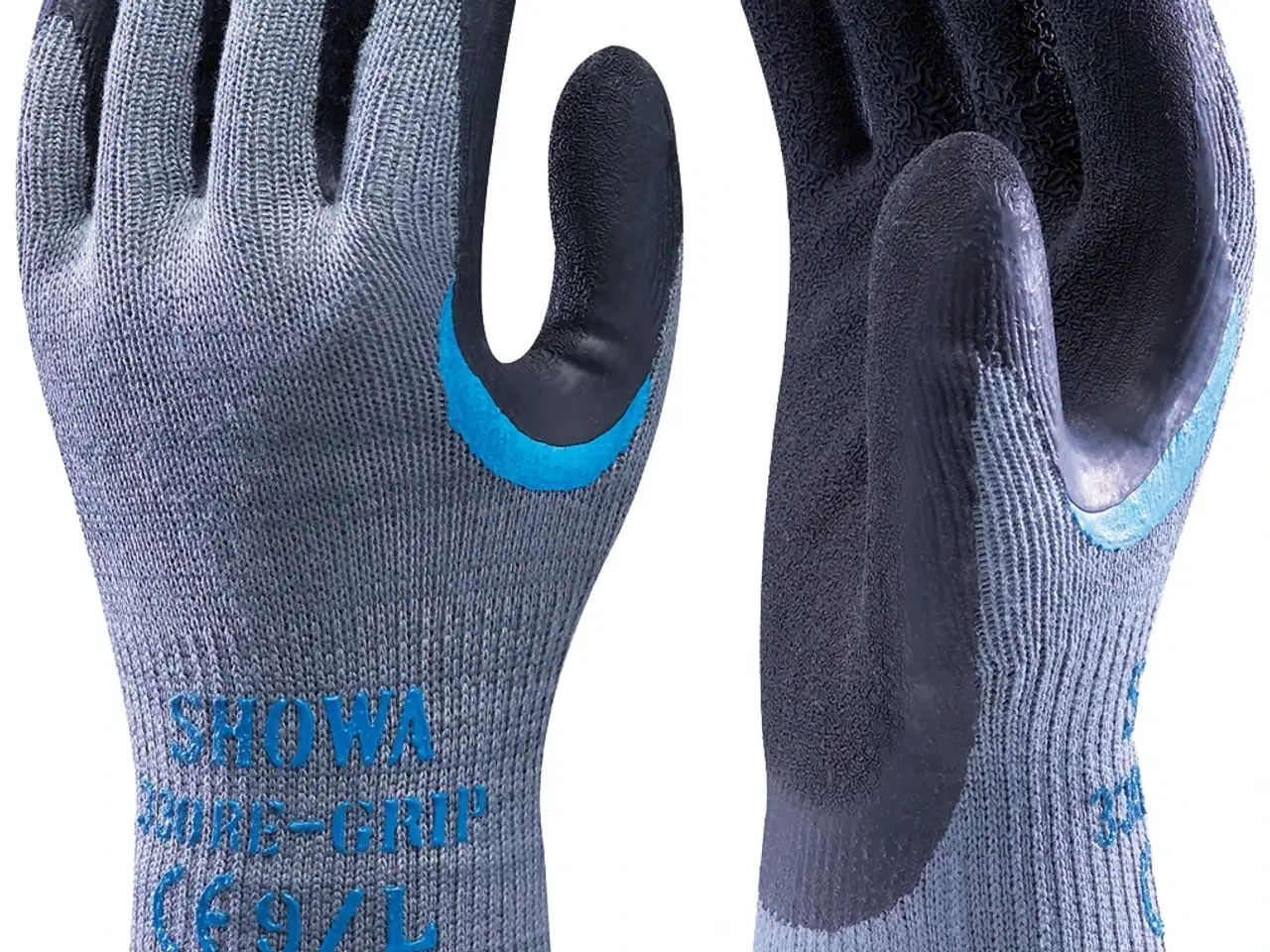 Billede 1 - Showa Re-Grip strikhandske latex halvdyp 330-9