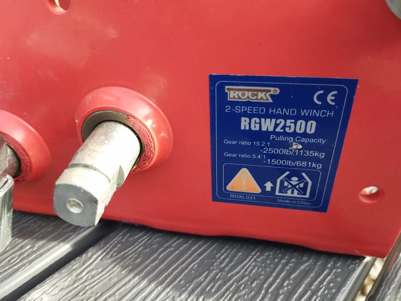 Billede 4 - Rock RGW2500-14 hånd spild 1135 kg.