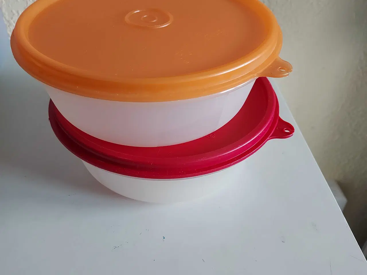 Billede 1 - Tupperware rundlet skåle 600 ml 2 stk