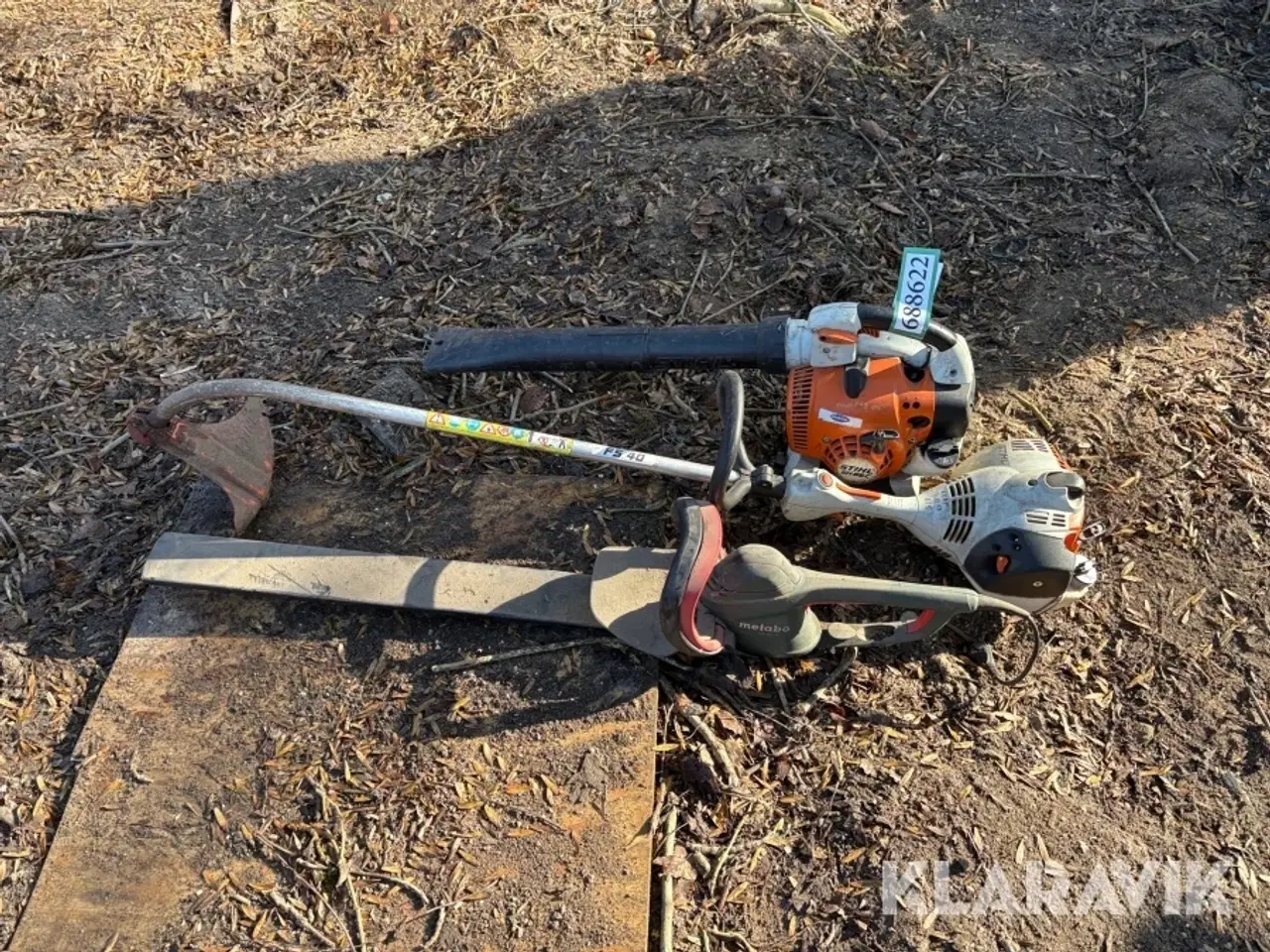 Billede 1 - Løvblæser, hækkeklipper og græstrimmer STIHL, metabo