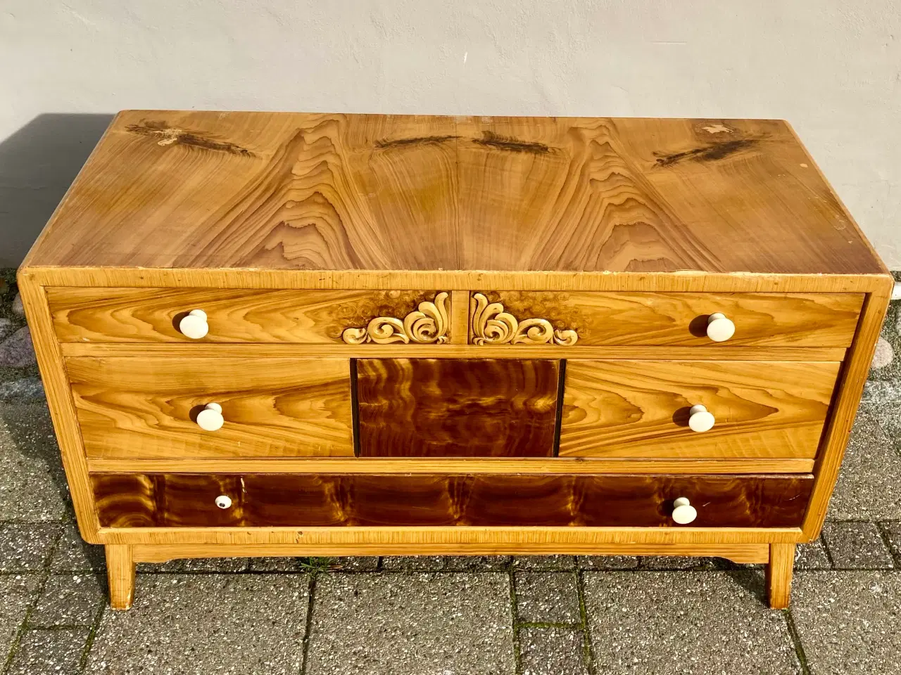 Billede 3 - Art Deco kommode fra 30’erne 4 skuffer