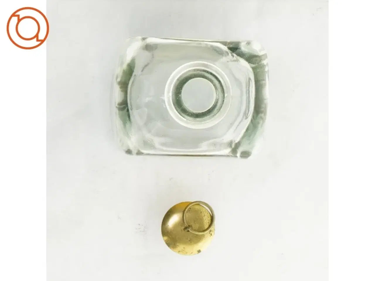 Billede 6 - Karaffel til julesnaps fra Holmegaard (str. 19 x 9 cm)