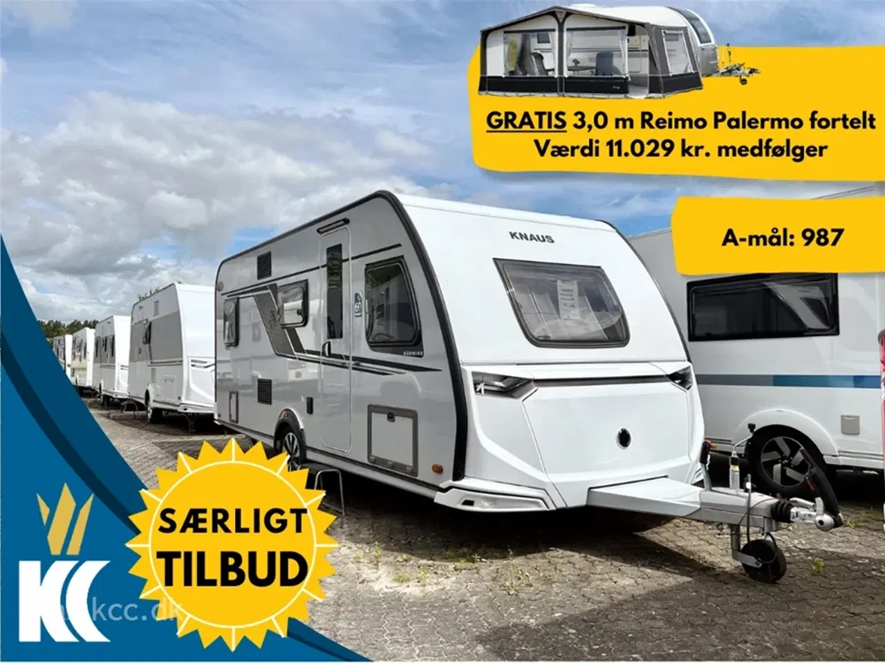 Billede 1 - 2023 - Knaus Südwind 500 QDK "60 Years Celebration"   Knaus Südwind 500 QDK  Dobbeltseng og Køjer