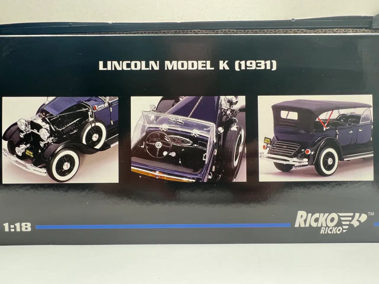 Billede 7 - 1931 Lincoln Model K 1:18  Flot og detaljeret