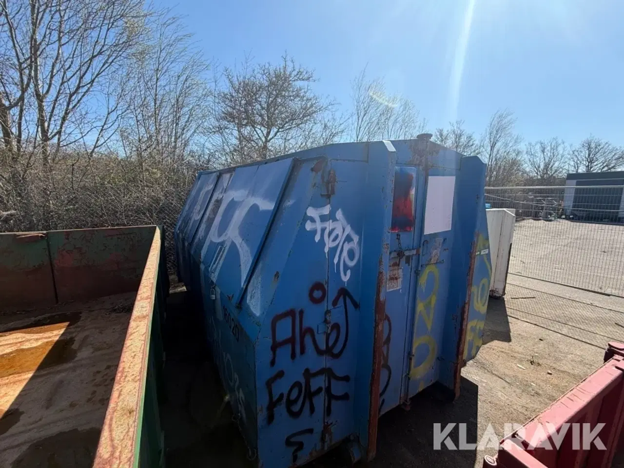 Billede 4 - Container Lukket 4 dobbeltlåger samt dobbelt for- og bagdør