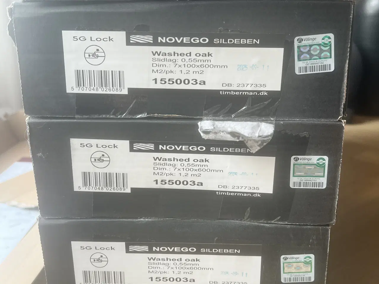 Billede 2 - 5 pakker Timberman Novego – Washed Oak, Sildeben 