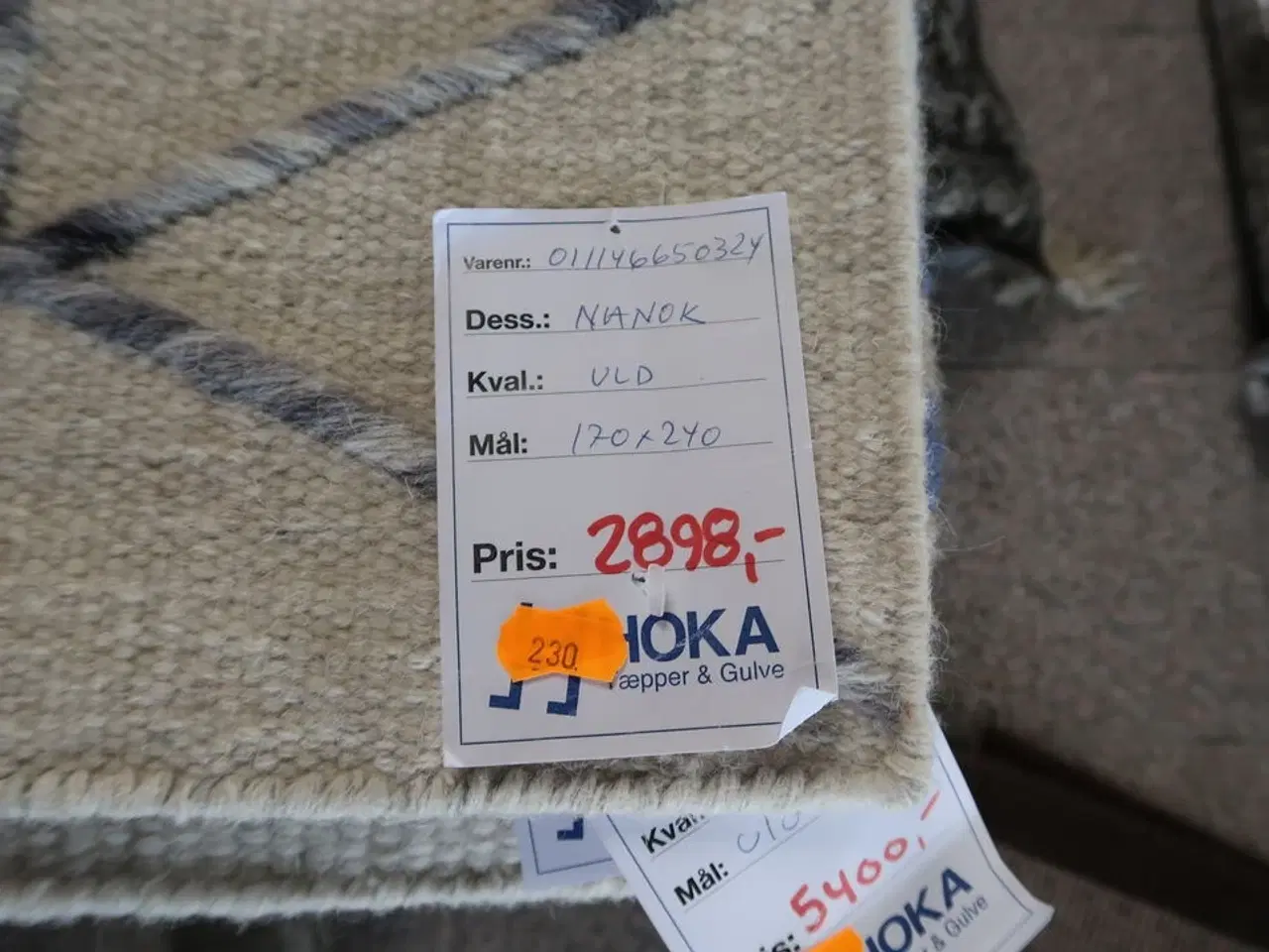Billede 2 - Gulvtæppe NANOK Uld