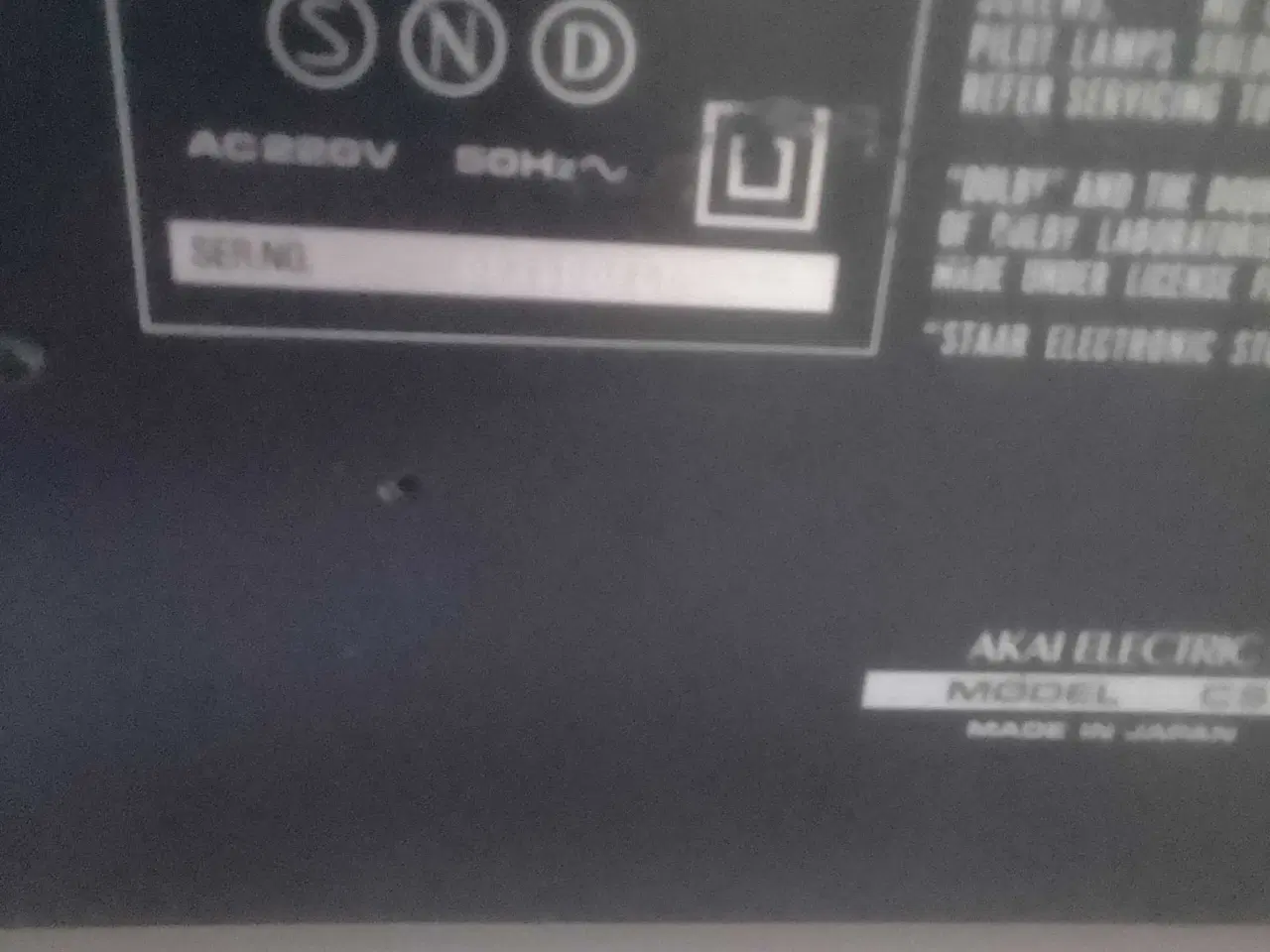 Billede 5 - Stereo cassette deck fra Akai