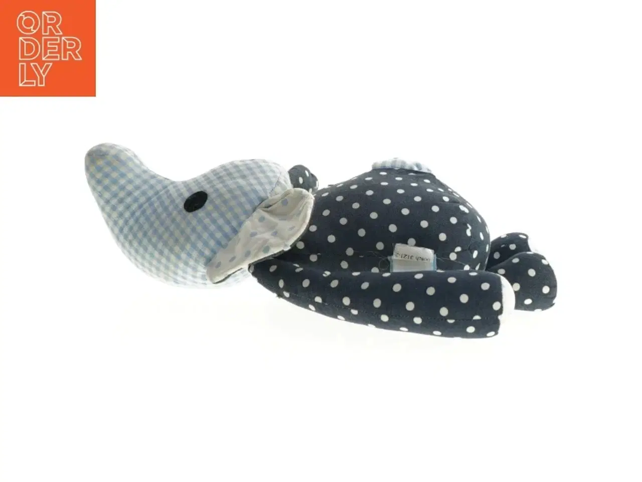Billede 2 - Tern- og prikket bamse elefant fra Franck Fischer (str. 31 cm)