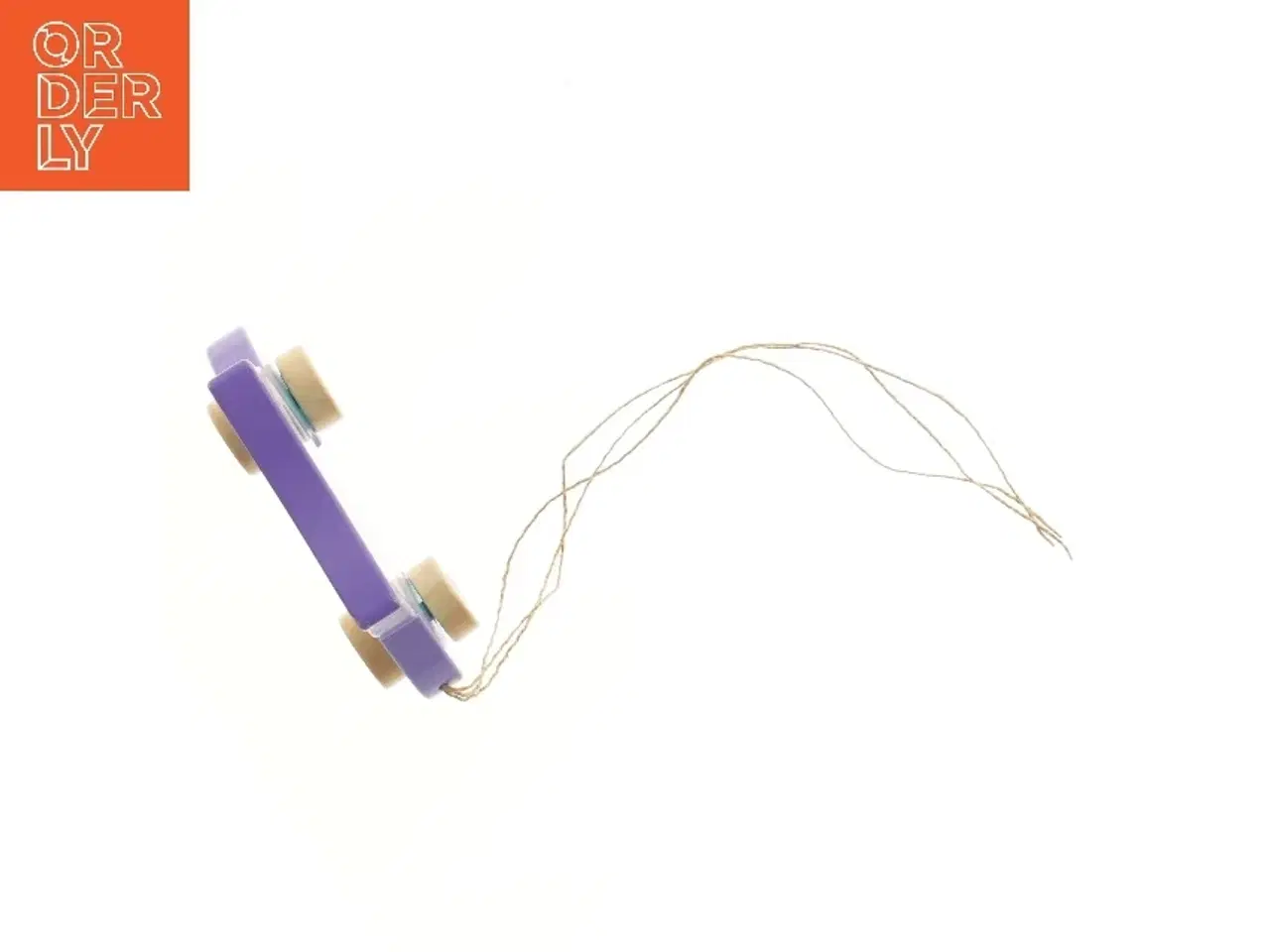 Billede 2 - Trælegetøj ugle med snor fra Muligvis Hamleys (str. 17x5x18 cm)