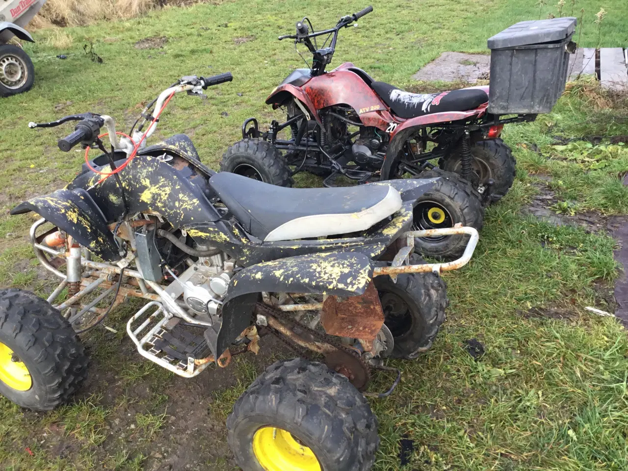 Billede 5 - 2 stk store ATV på 200 4 gear frem og 1 bak