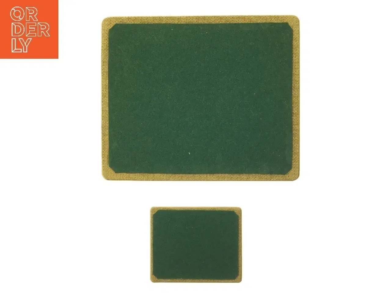 Billede 4 - Vintage bordskånere med stadionmotiv (str. 19,5x23,5 og 9x11 cm)