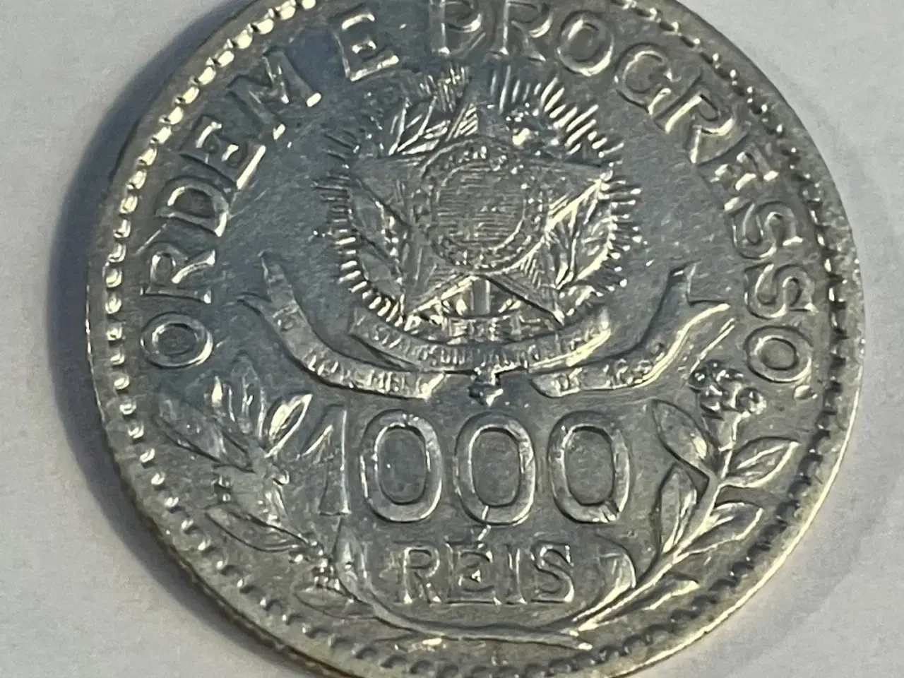 Billede 1 - 1000 Reis 1913 Brazil - Renset