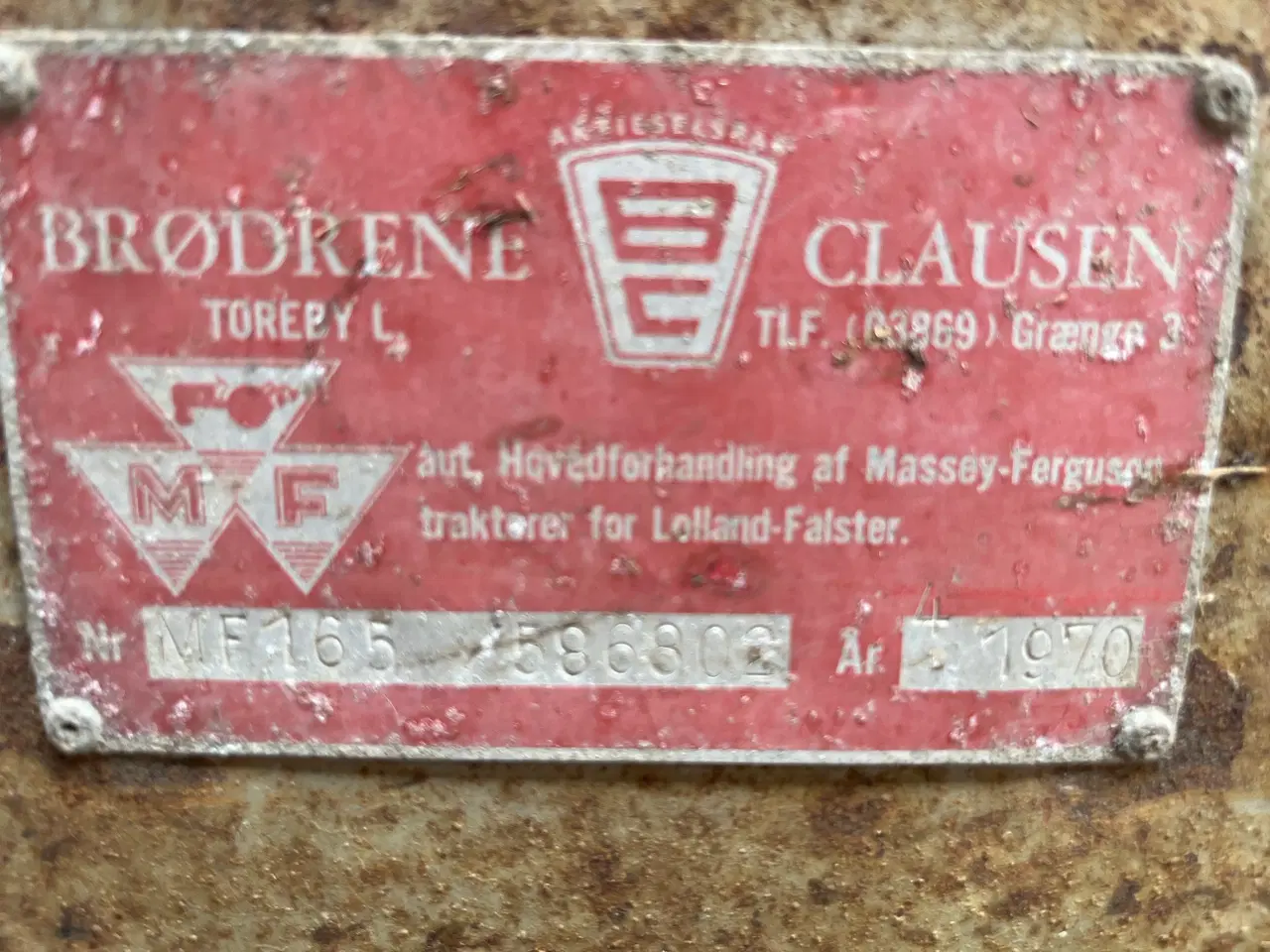 Billede 2 - Traktor Massey Ferguson 165