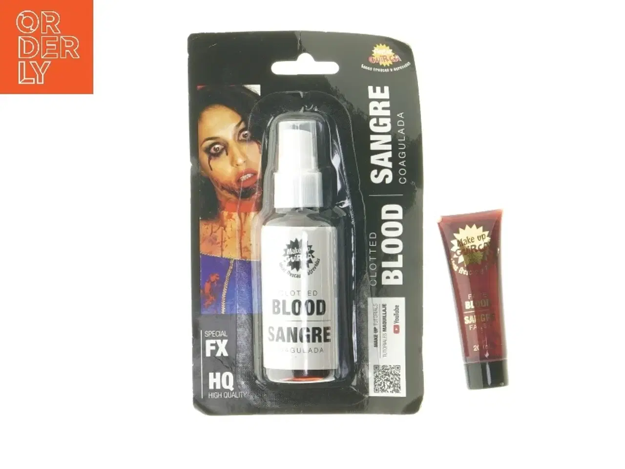 Billede 1 - Makeup sæt med koaguleret blod fra Fiesta Guirca