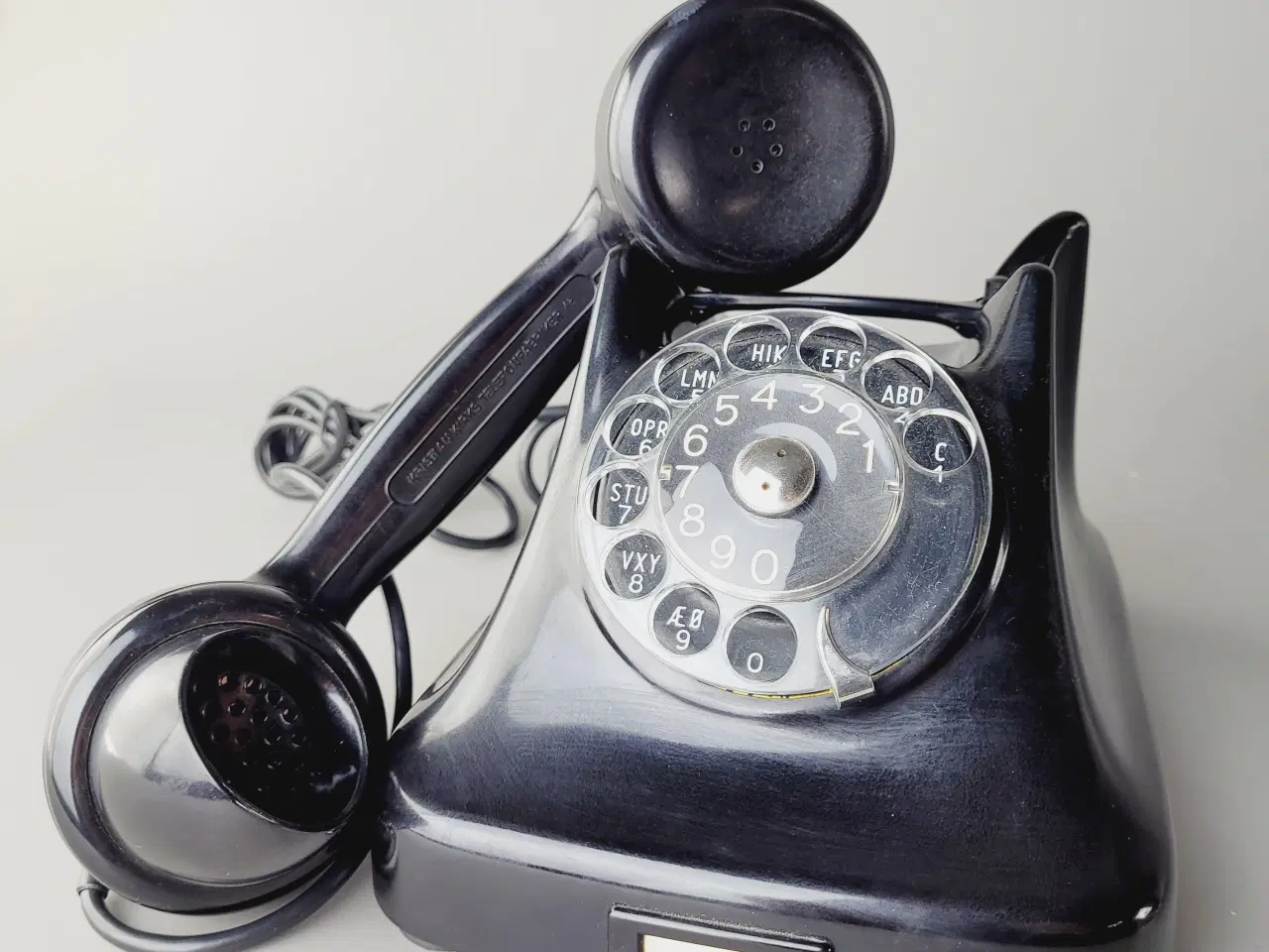 Billede 6 - ⭐️· Klassisk Sort Drejeskivetelefon Kristian Kirk