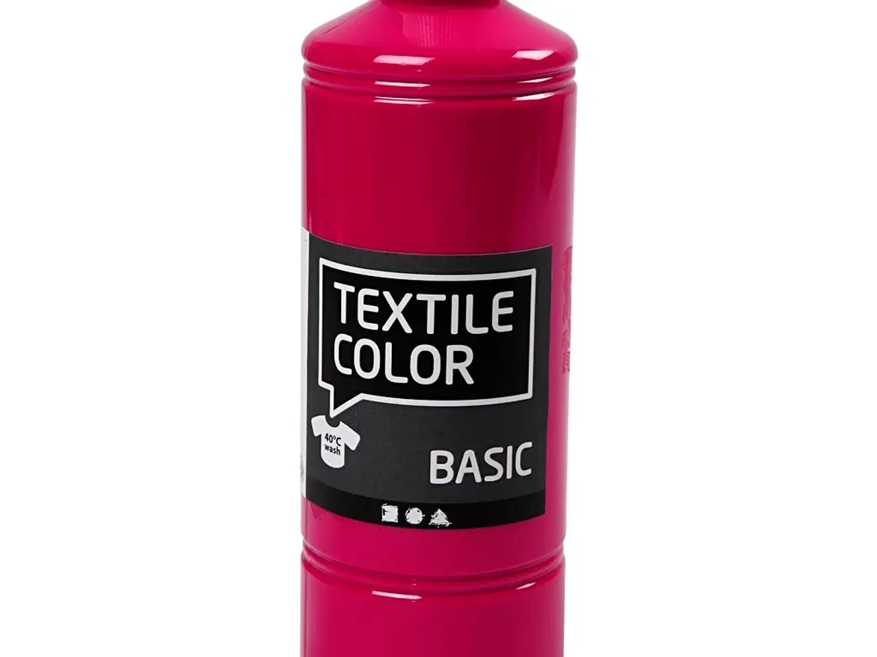 Billede 1 - Textile Color - Primær Rød, 500ml Vandbaseret Maling