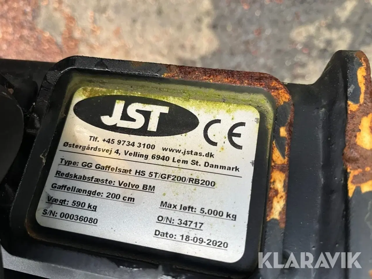 Billede 9 - Pallegafler JST GG HS 5T/GF200/RB200