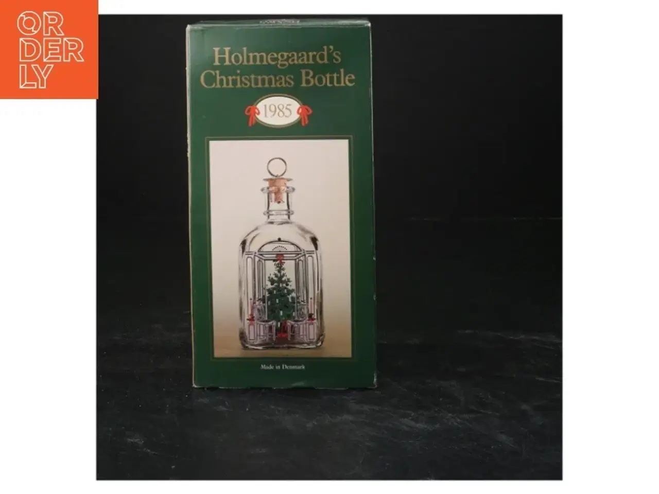 Billede 1 - Holmegaard juleflaske 1985 (str. 18x9x7 cm)