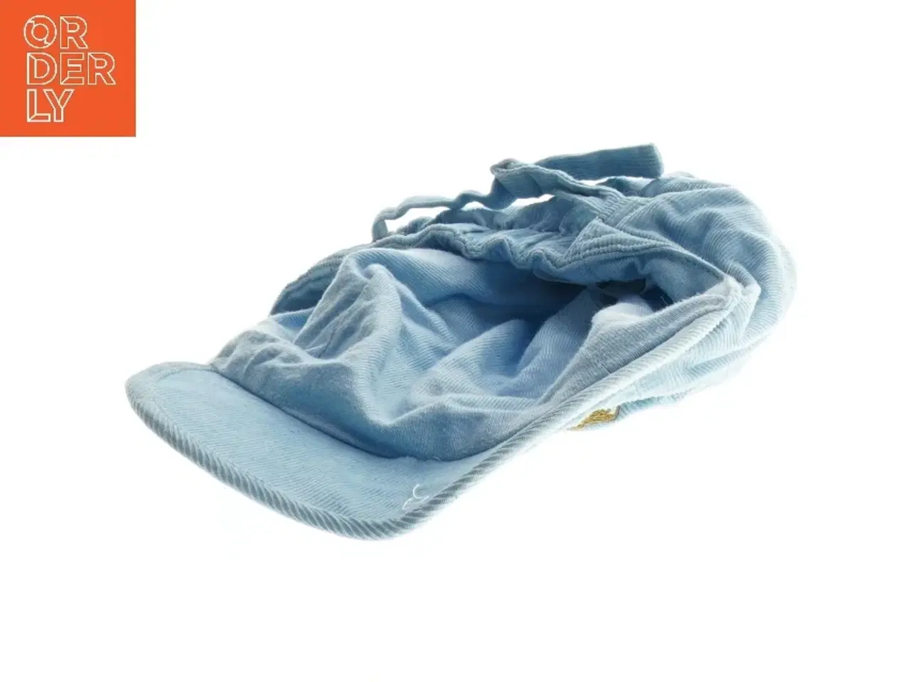 Billede 2 - Babycap i blå bomuld (str. 18 cm)