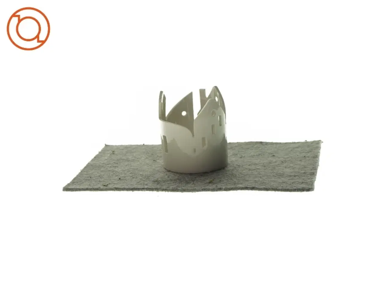 Billede 1 - Lysestage til fyrfadslys (str. 9 x 7cm)