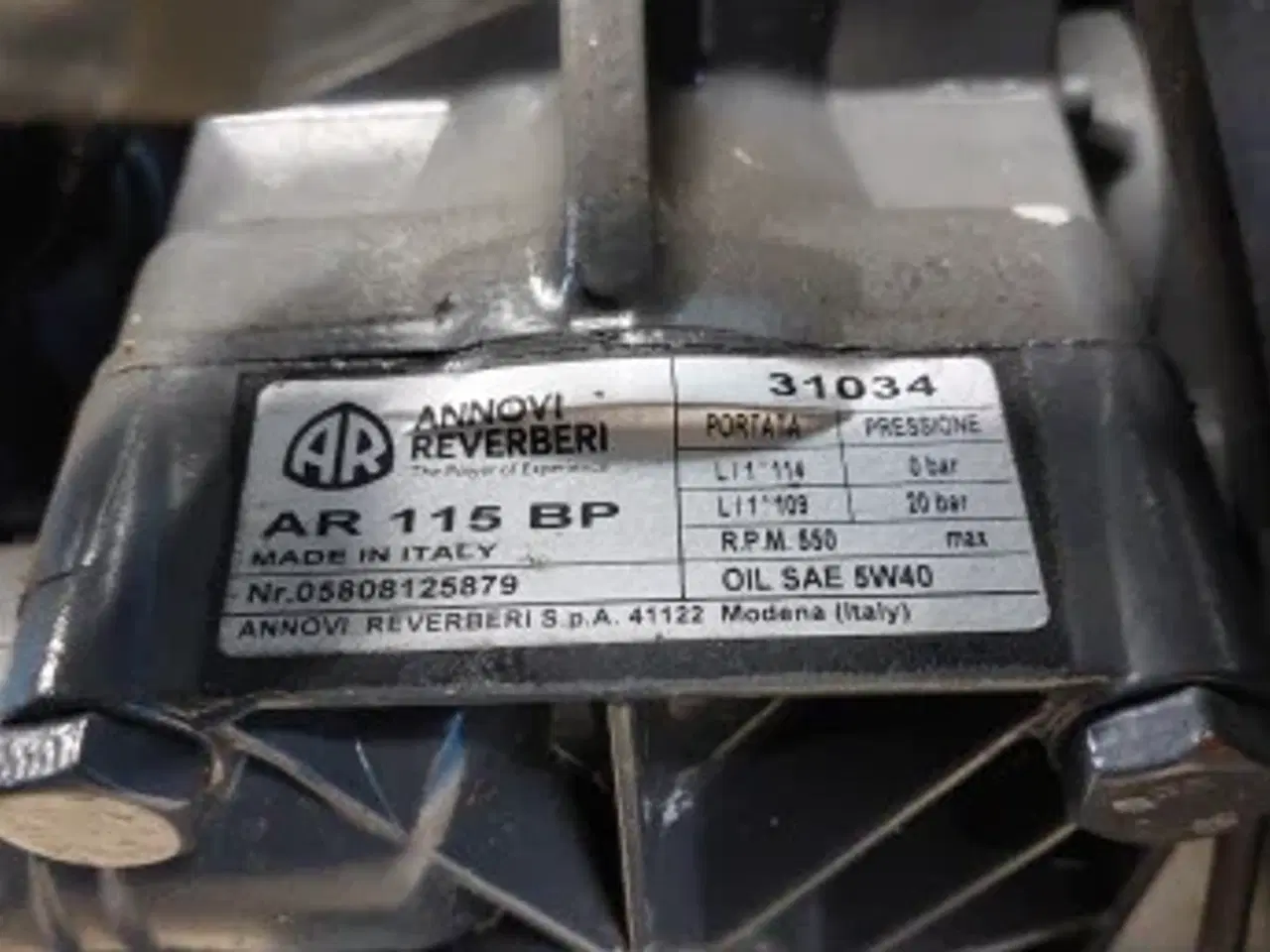 Billede 3 - Annovi Reverberi Vandpumpe AR115 BP 20 bar