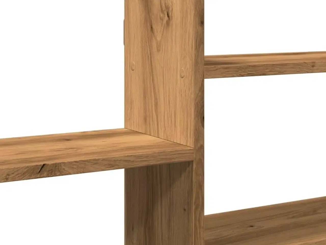 Billede 7 - Væghylde 167,5x18x68 cm konstrueret træ egetræsfarve