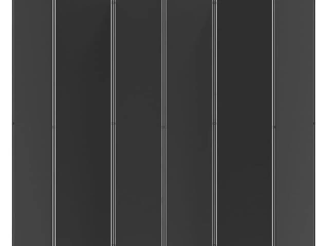 Billede 4 - 6-panels rumdeler 300x200 cm stof sort