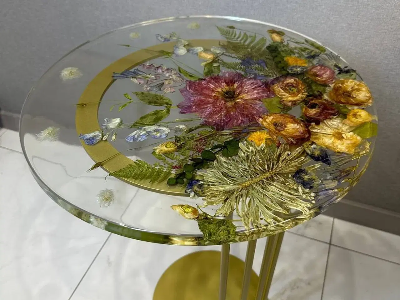 Billede 2 - Handmade Epoxy Resin Coffee Table – A Touch of Nat