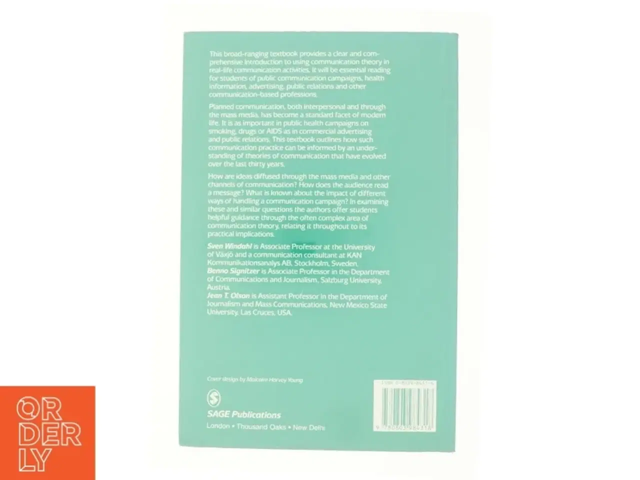 Billede 2 - Using Communication Theory af Sven, Olson, Jean T., Signitzer, Benno Windahl (Bog)