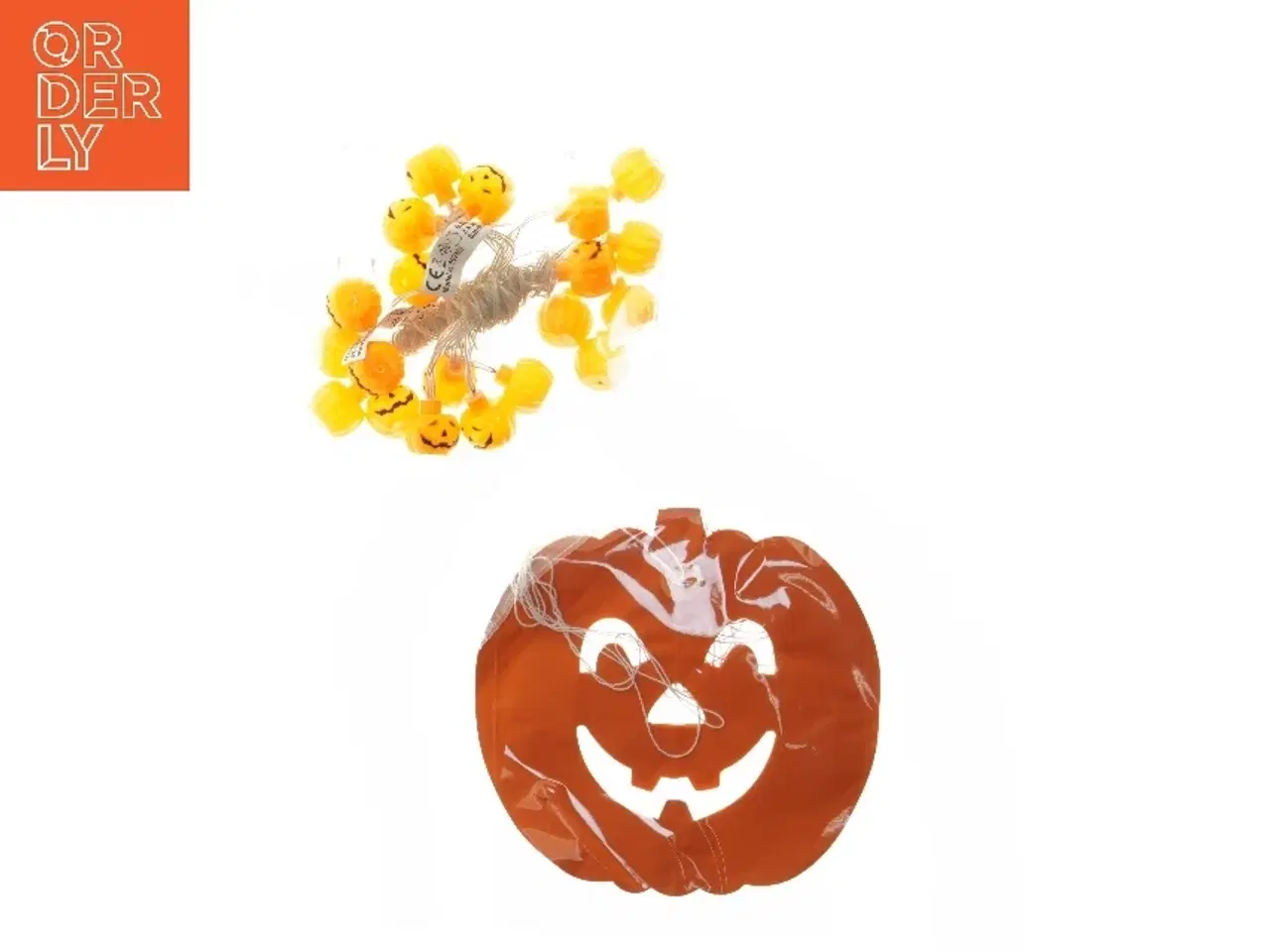 Billede 1 - Halloween græskar lyskæde og dekoration