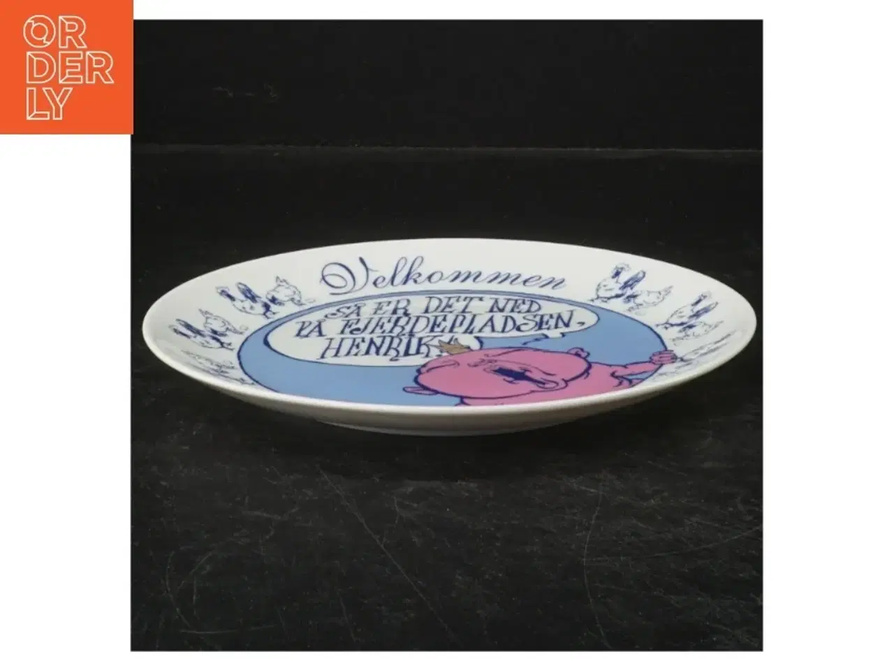 Billede 3 - Samlerplade med baby motiv (str. Ø 19 cm)