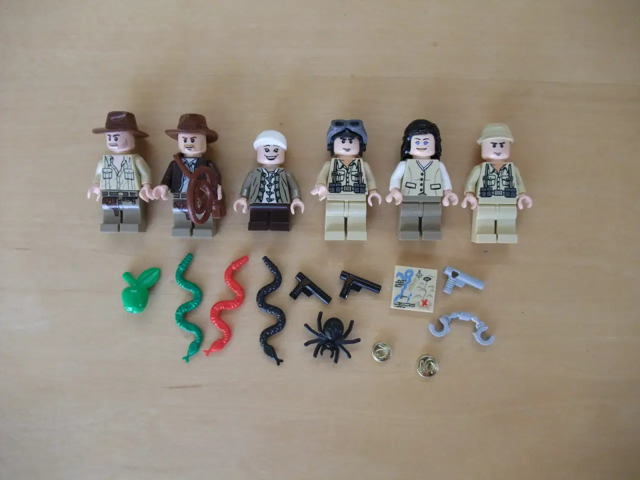 Billede 1 - Lego Indiana Jones Figurer+Tilbehør 
