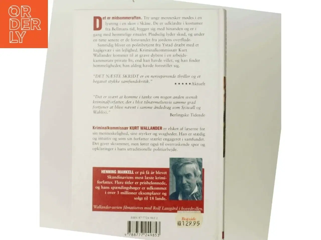 Billede 3 - Det næste skridt af Henning Mankell (Bog)