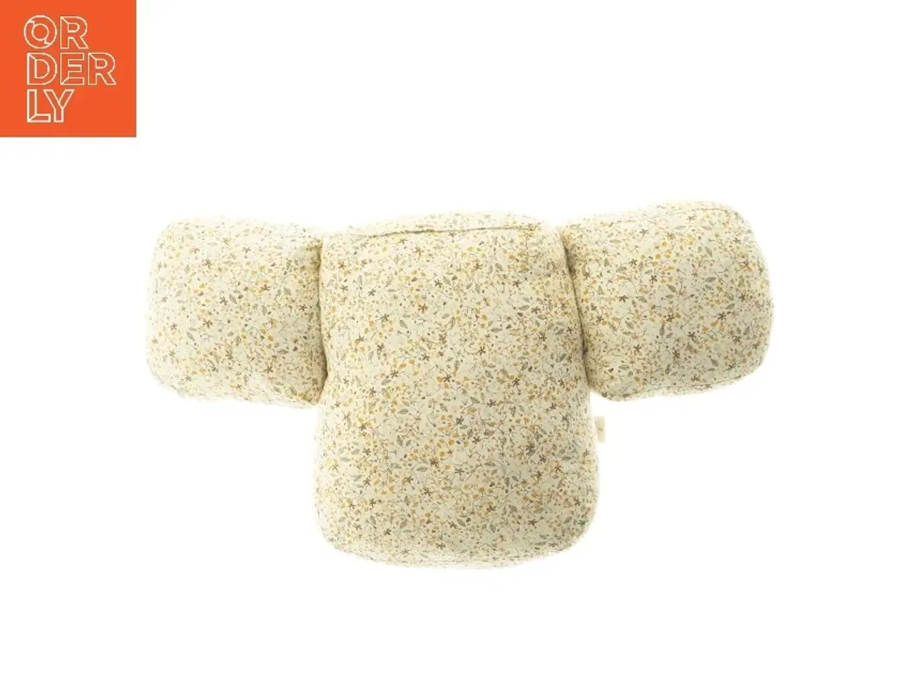 Billede 2 - Barnevognspude med blomstermønster (str. 55,5x33 cm)