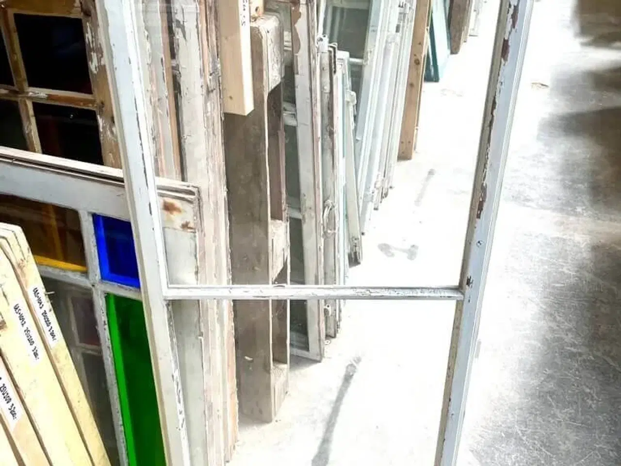 Billede 2 - Originalt blæst glas monteret i forsatsramme