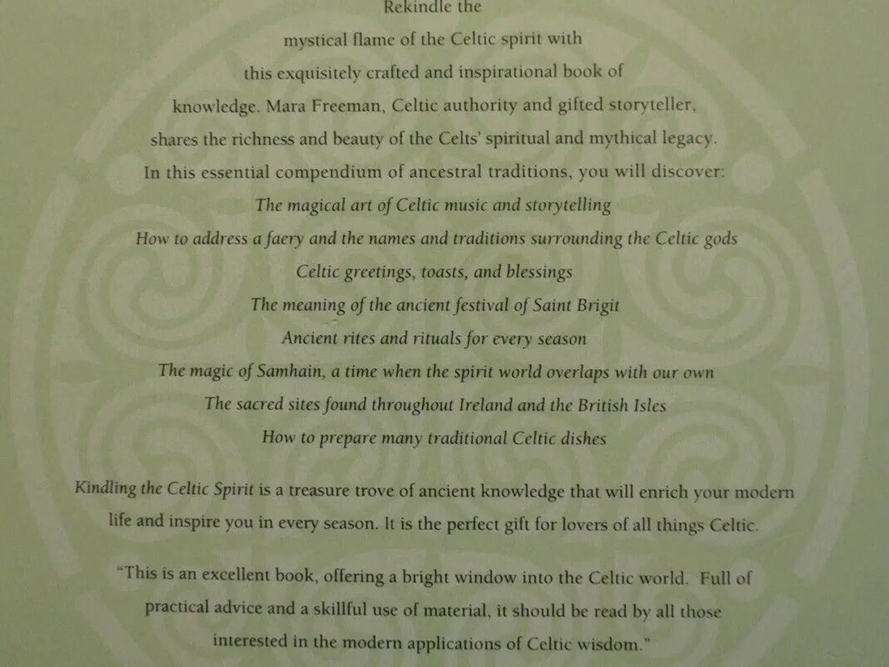 Billede 3 - kindling the celtic spirit, by mara freeman, emne: