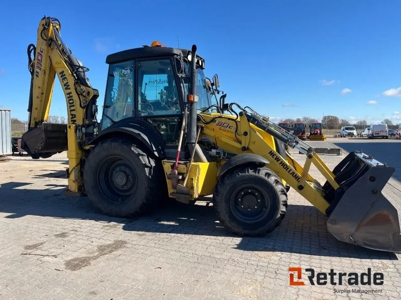 Billede 4 - New Holland B 110 C Engcon