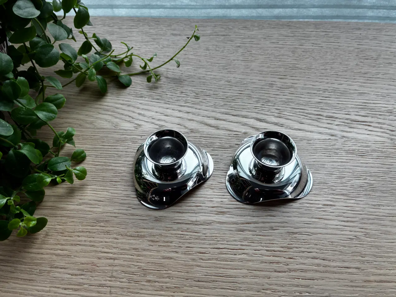 Billede 3 - 2 stk. vendestager i sølvplet