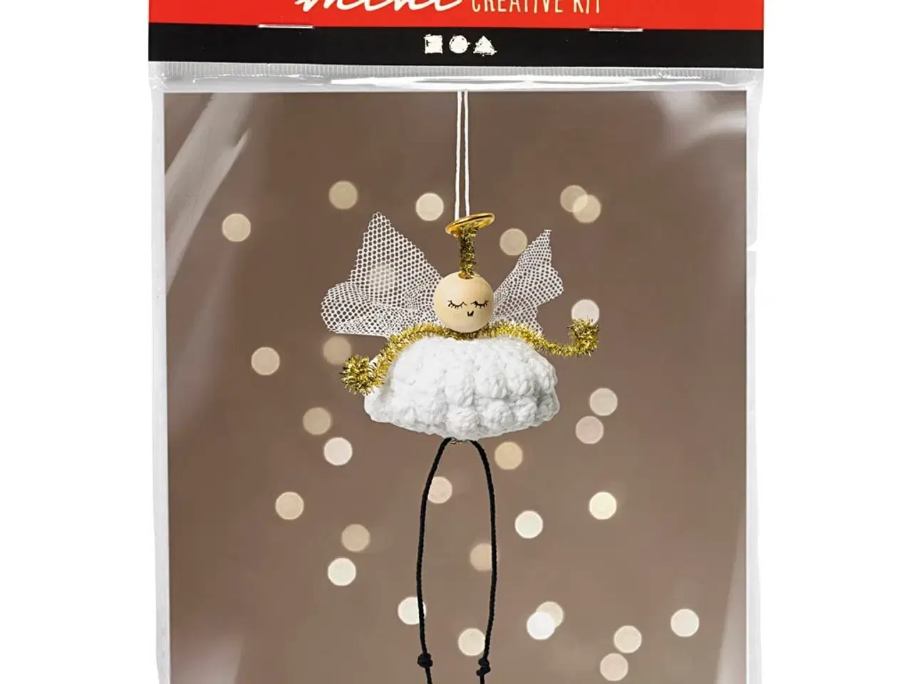 Billede 1 - Mini DIY Kit Hækling, Engel, 1 pk.