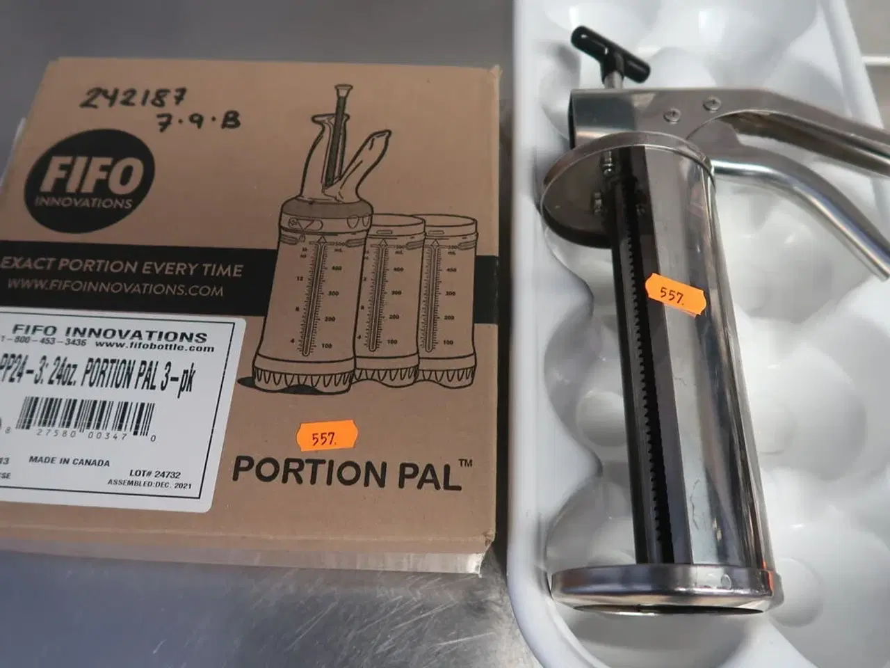 Billede 2 - Pistol dispenser kit 710 ml FIFO PORTION PAL (Brugt)