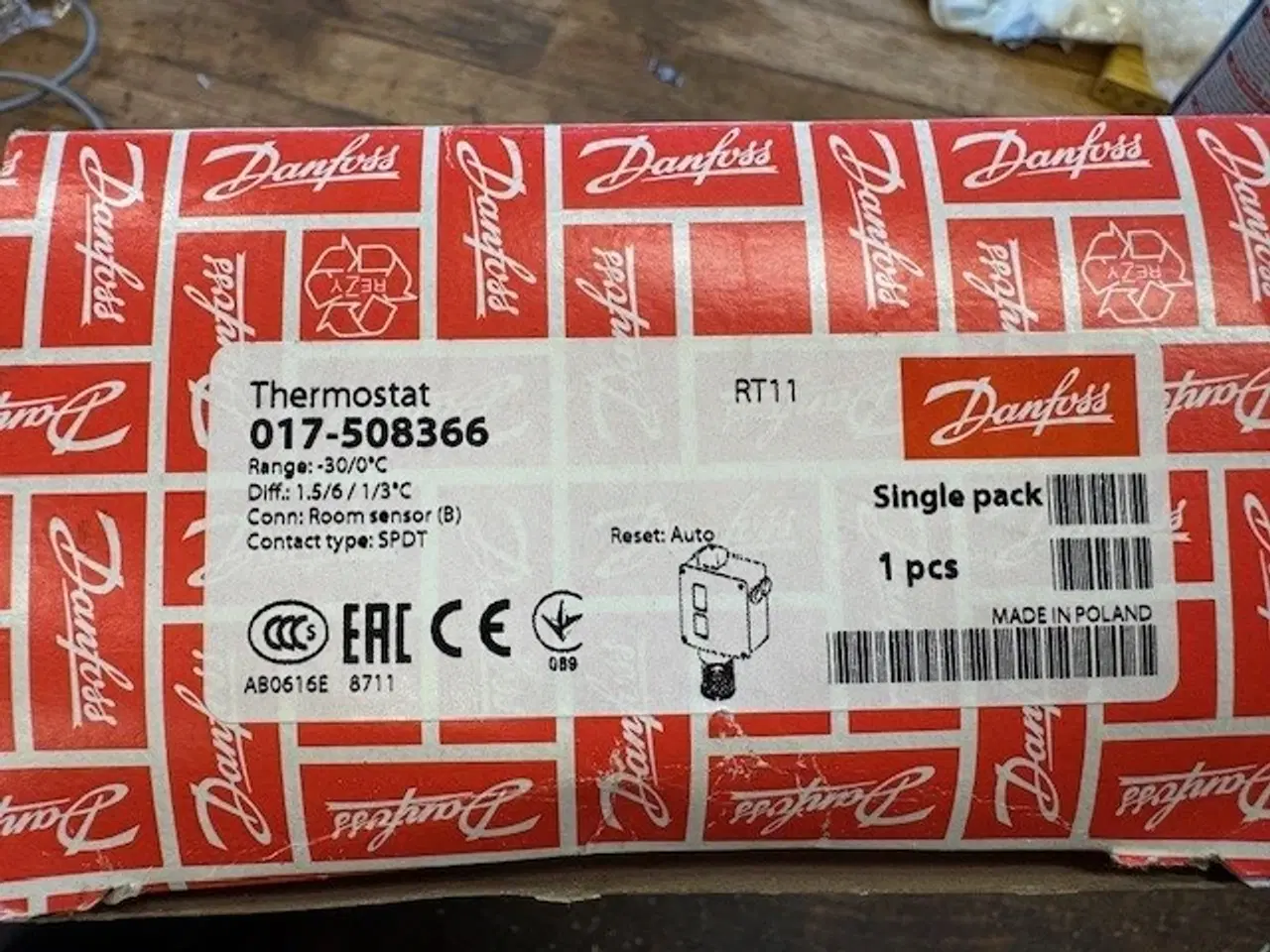 Billede 3 - Ny Danfoss RT 11 rumtermostat