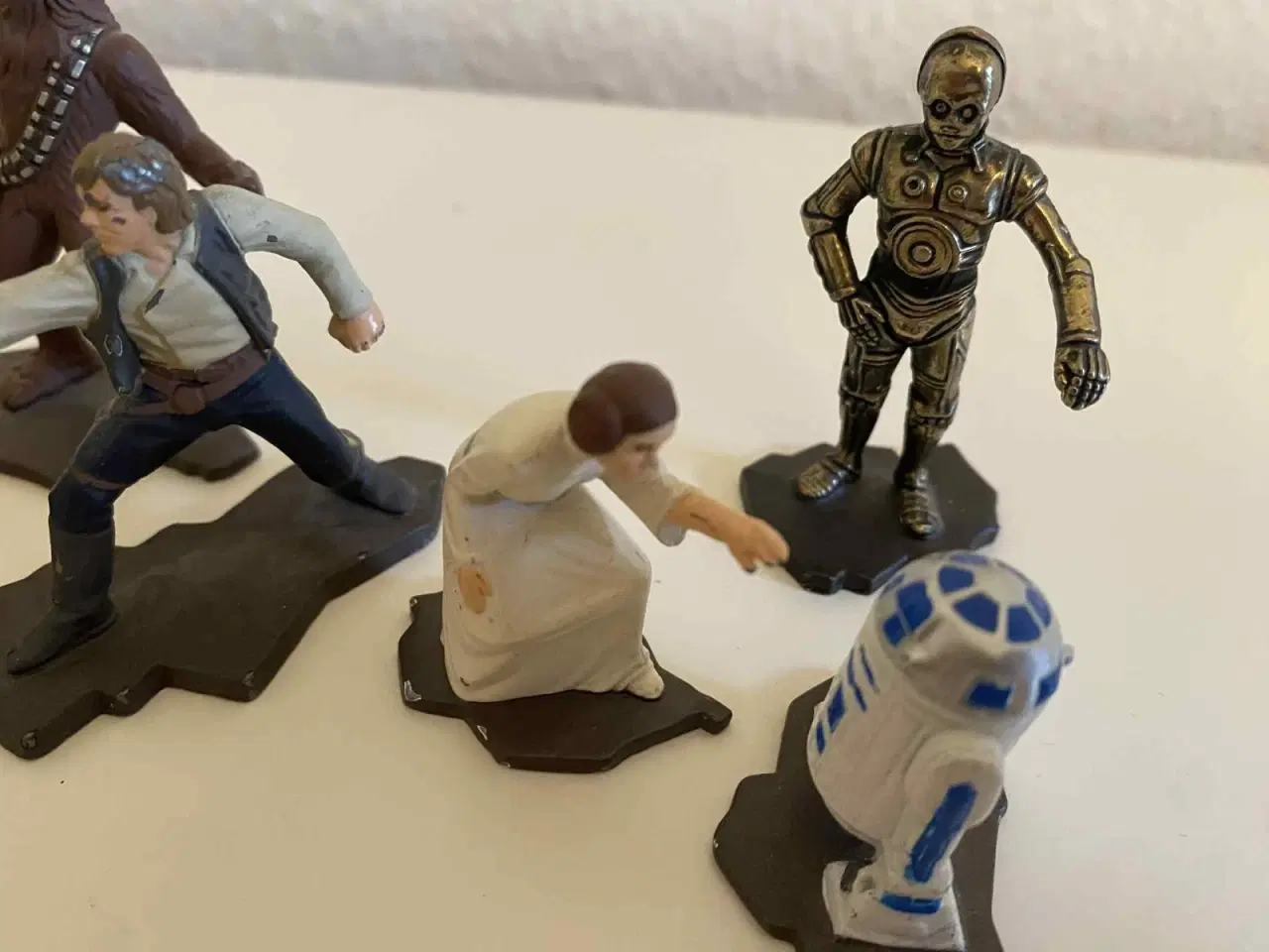 Billede 5 - Star Wars støbte metal samlerfigurer 1994 Lot