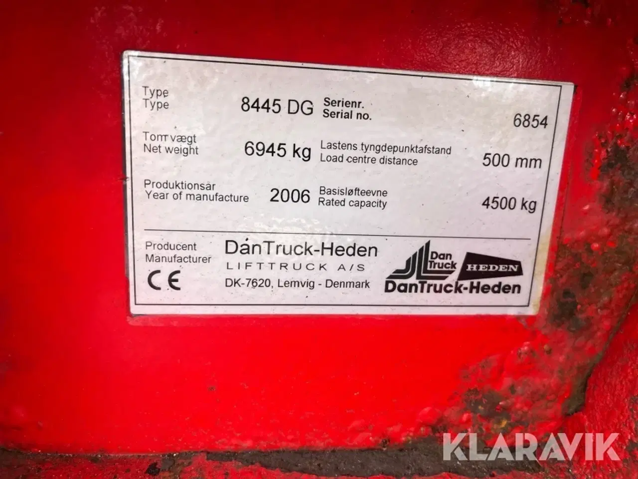 Billede 5 - Truck Dantruck 8445 VD
