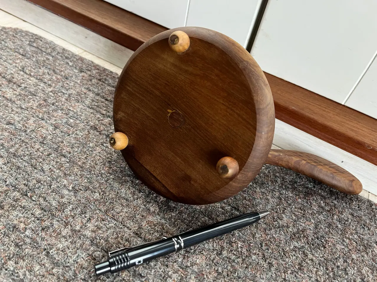 Billede 3 - Teak lysestage. Giv bud.