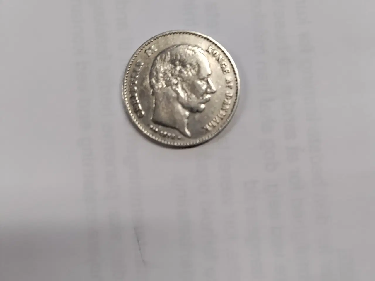 Billede 1 - Danmark 1 krone sølvmønt 1898