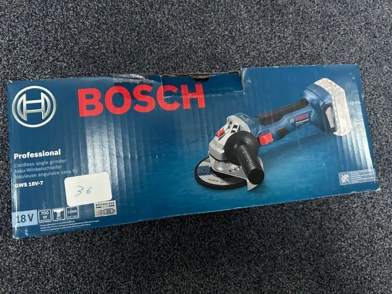 Billede 1 - BOSCH Vinkelsliber GWS 18V-7